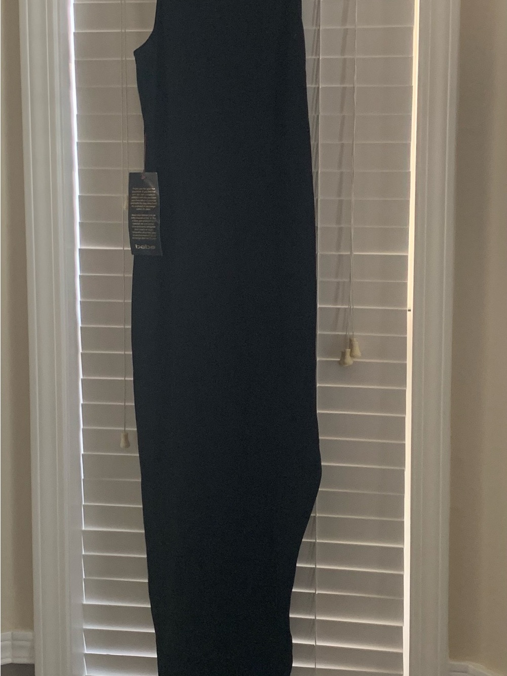 Sleek Black Sleeveless Maxi Dress